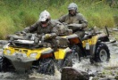Состязания на квадроциклах.